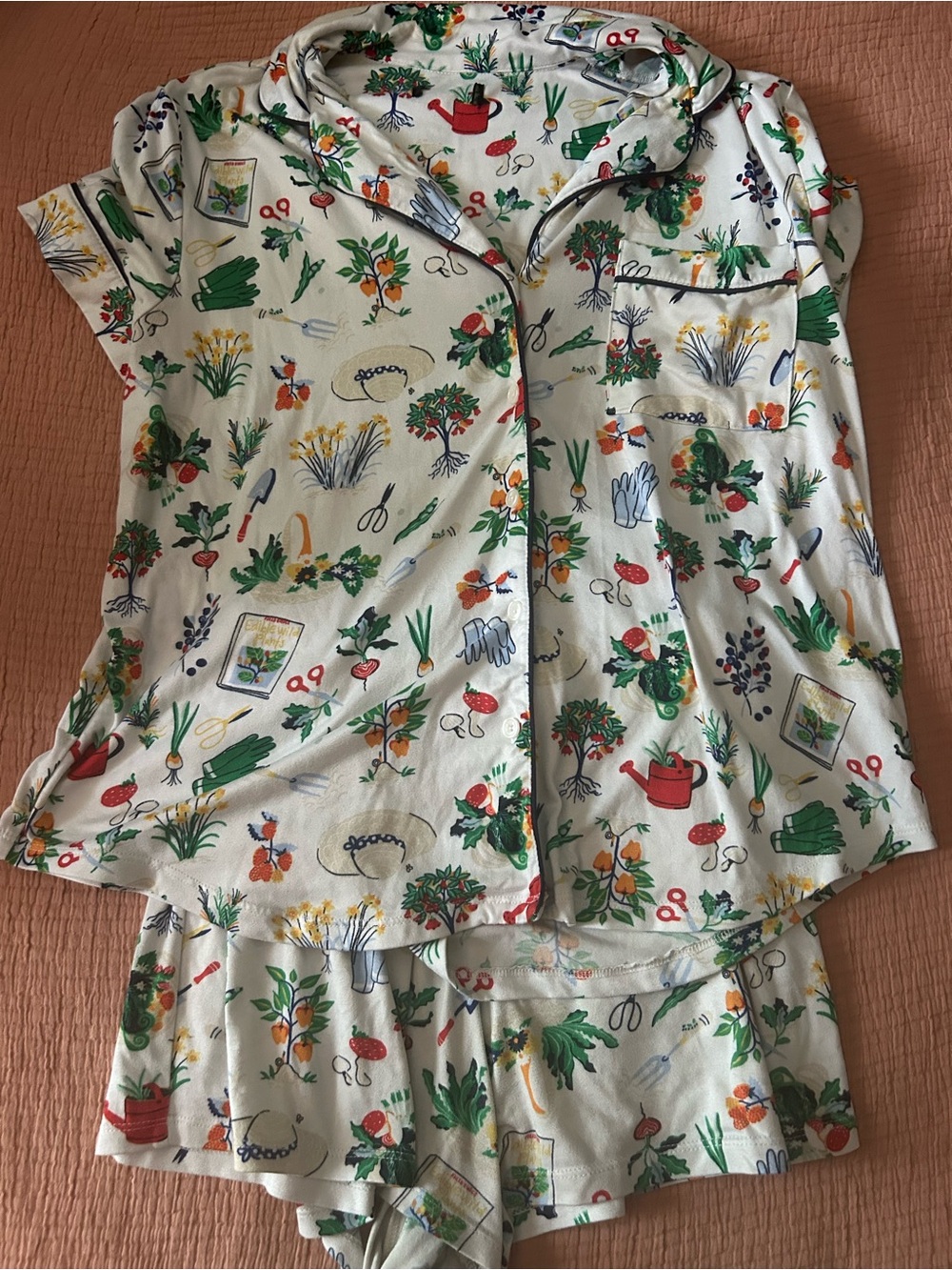 Kate spade gardening pajamas
